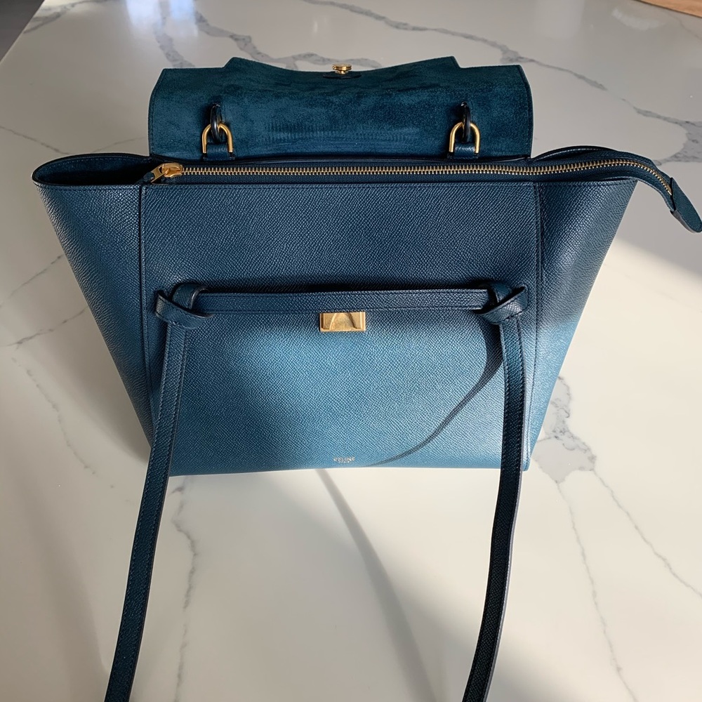 Celine Mini Belt Bag in Abyss Blue - Tote, Satchel, Work Bag - Picture 2 of 16